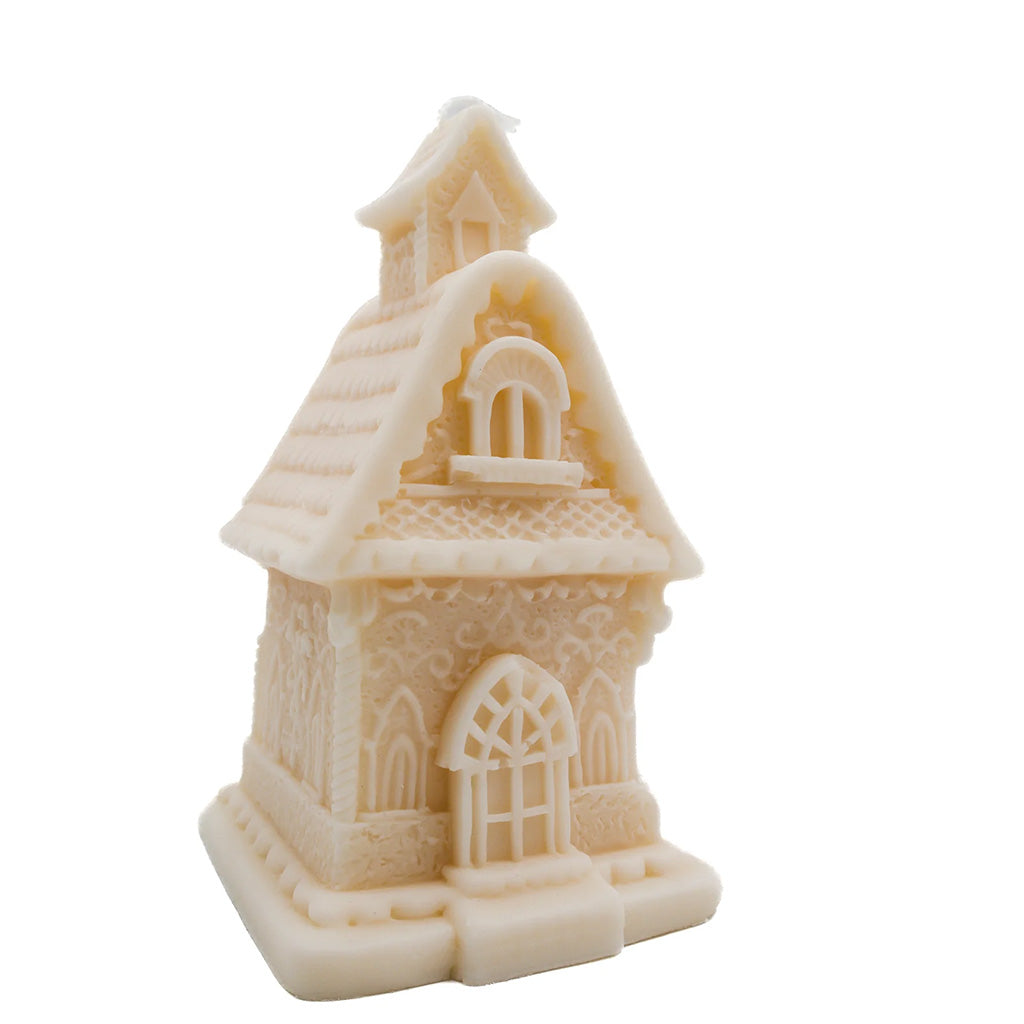 A Pleasant Thought Gingerbread House Pillar Candle