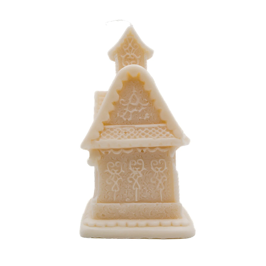 A Pleasant Thought Gingerbread House Pillar Candle