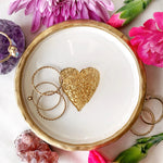 YFL Art Heart Ring Dish