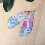 Hello Lovely Cork Co Spring Watercolour Wing Cork Earrings