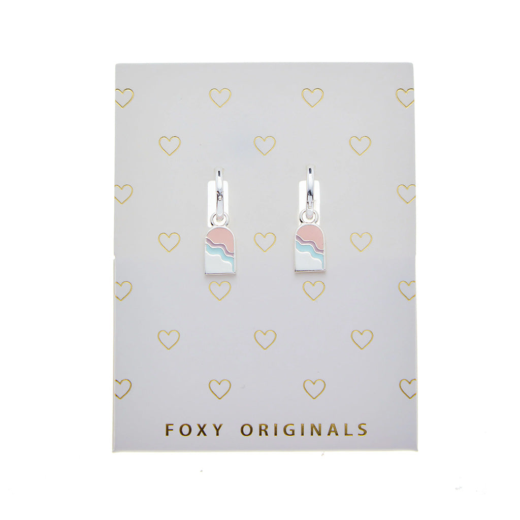 Foxy Originals Hula Earrings Silver