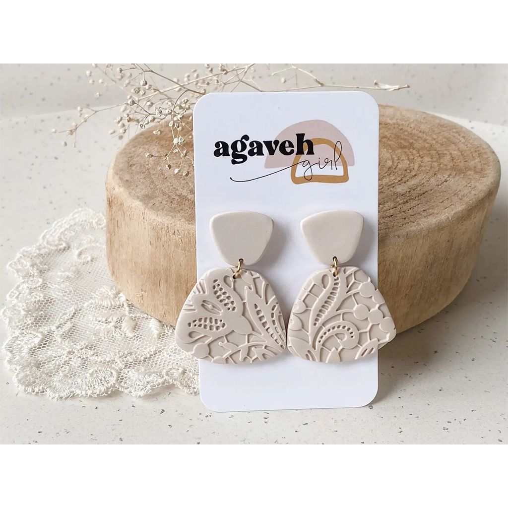 Agaveh Girl Lovely Lacey Earrings