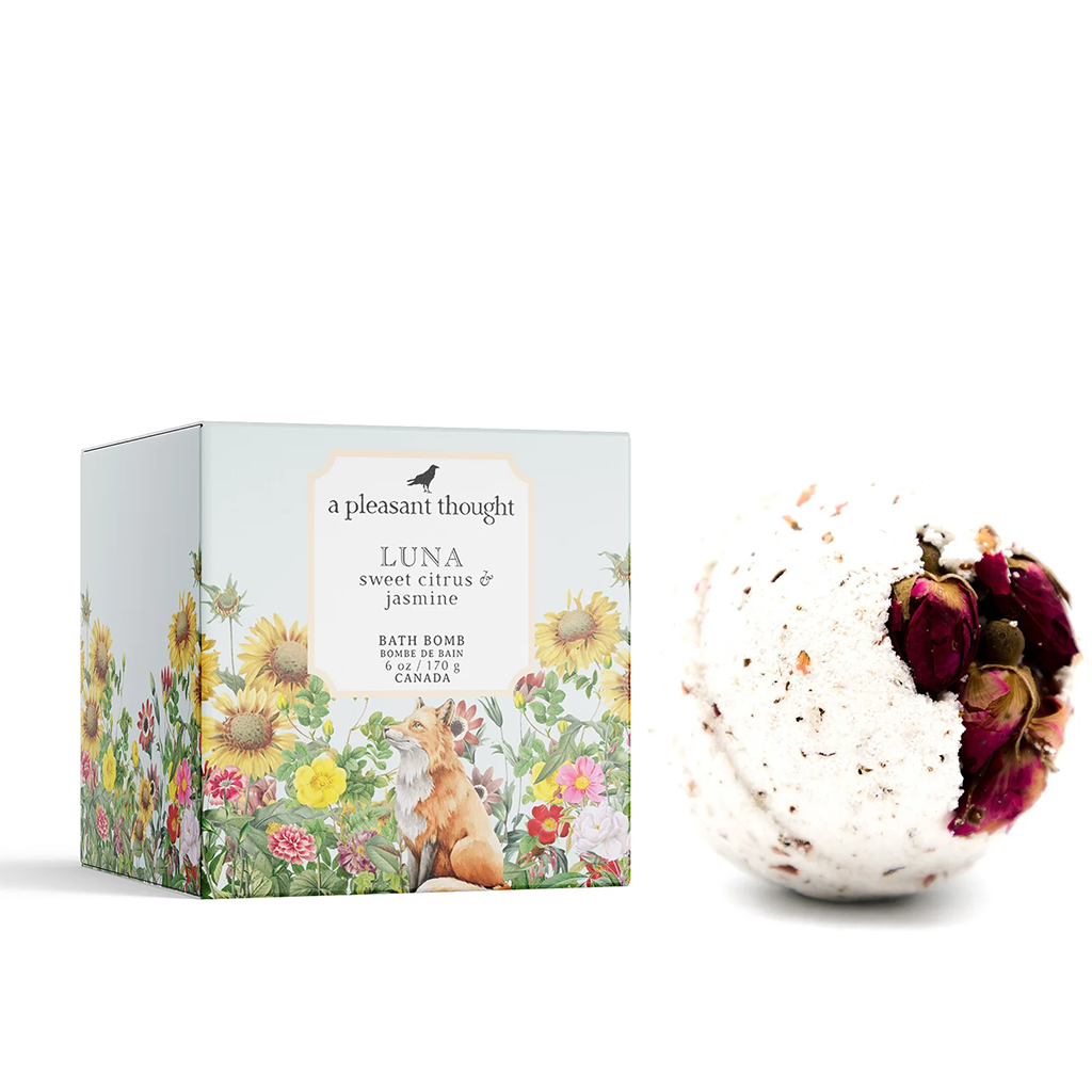 A Pleasant Thought Luna Sweet Citrus and Jasmine Bath Bomb