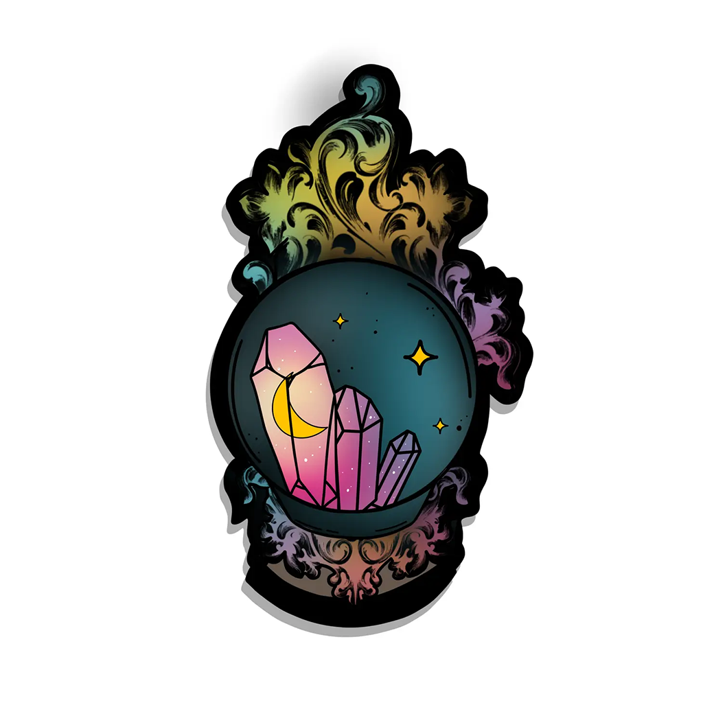 Rebel and Siren Magical and Witchy Crystal Ball Sticker