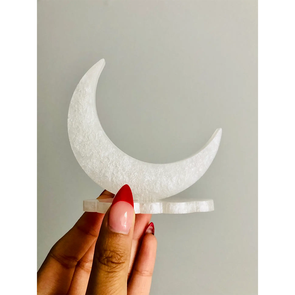 Sharlene Robertson Designs Metallic White Moon Ring Holder