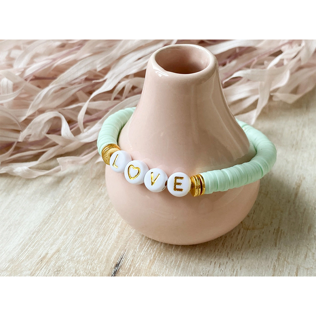 Agaveh Girl Minted Love Bracelet