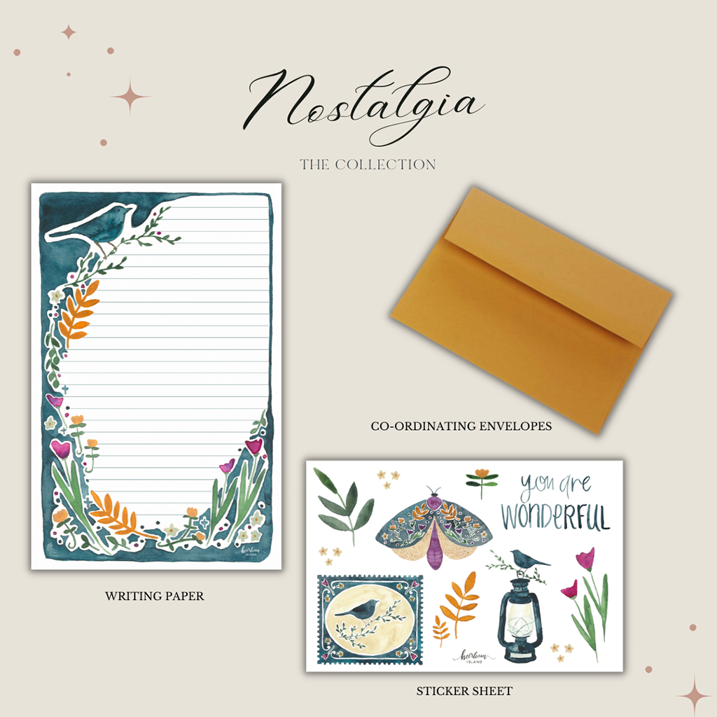 Heirloom Island Nostalgia Letter Writing Set