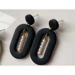 Agaveh Girl Olivia Earrings Black