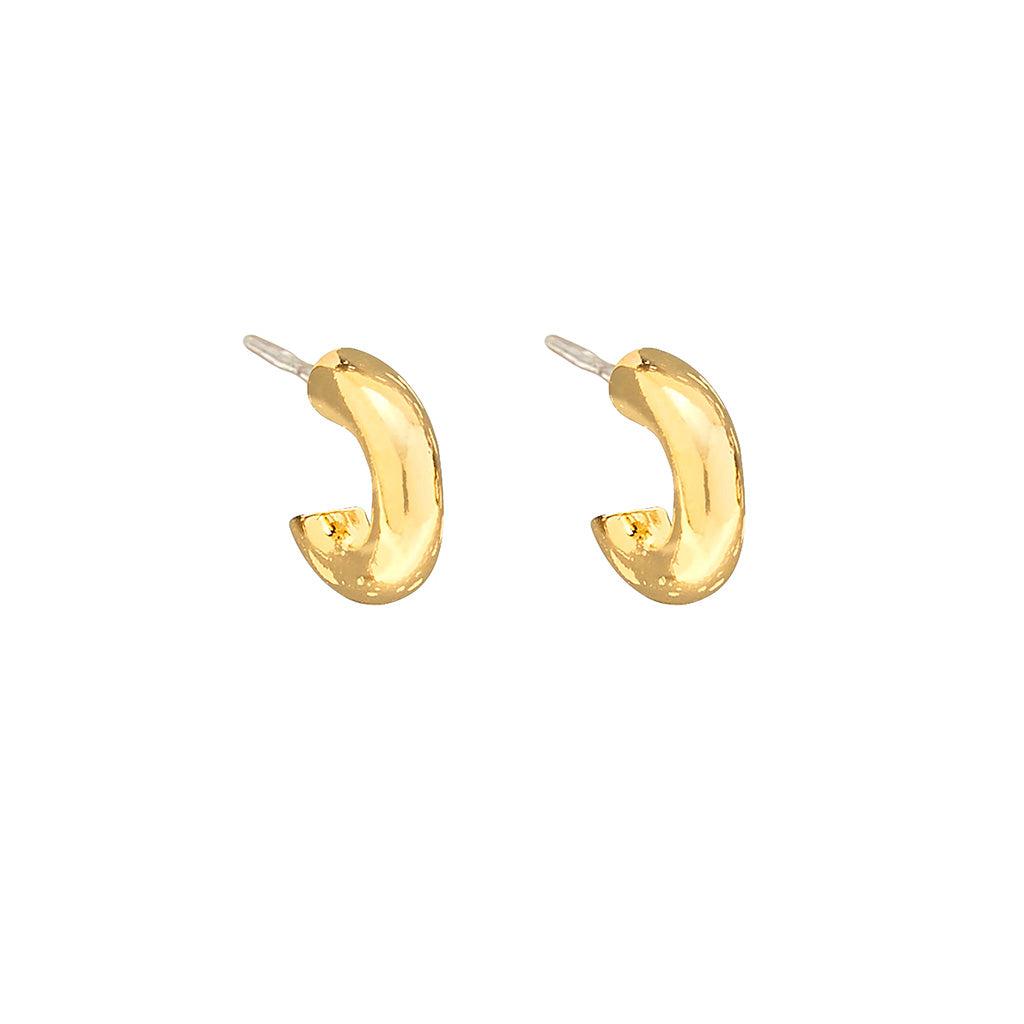 Foxy Originals Petit Hoop Earrings Gold