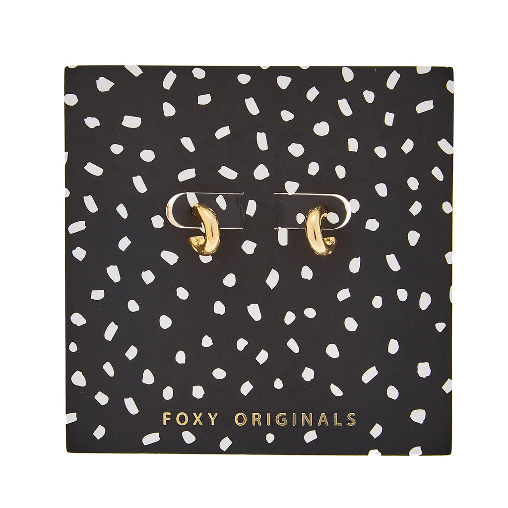 Foxy Originals Petit Hoop Earrings Gold