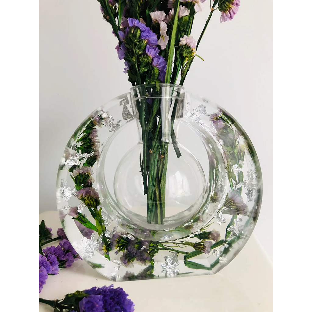 Sharlene Robertson Designs Purple Floral Bubble Propogation Station