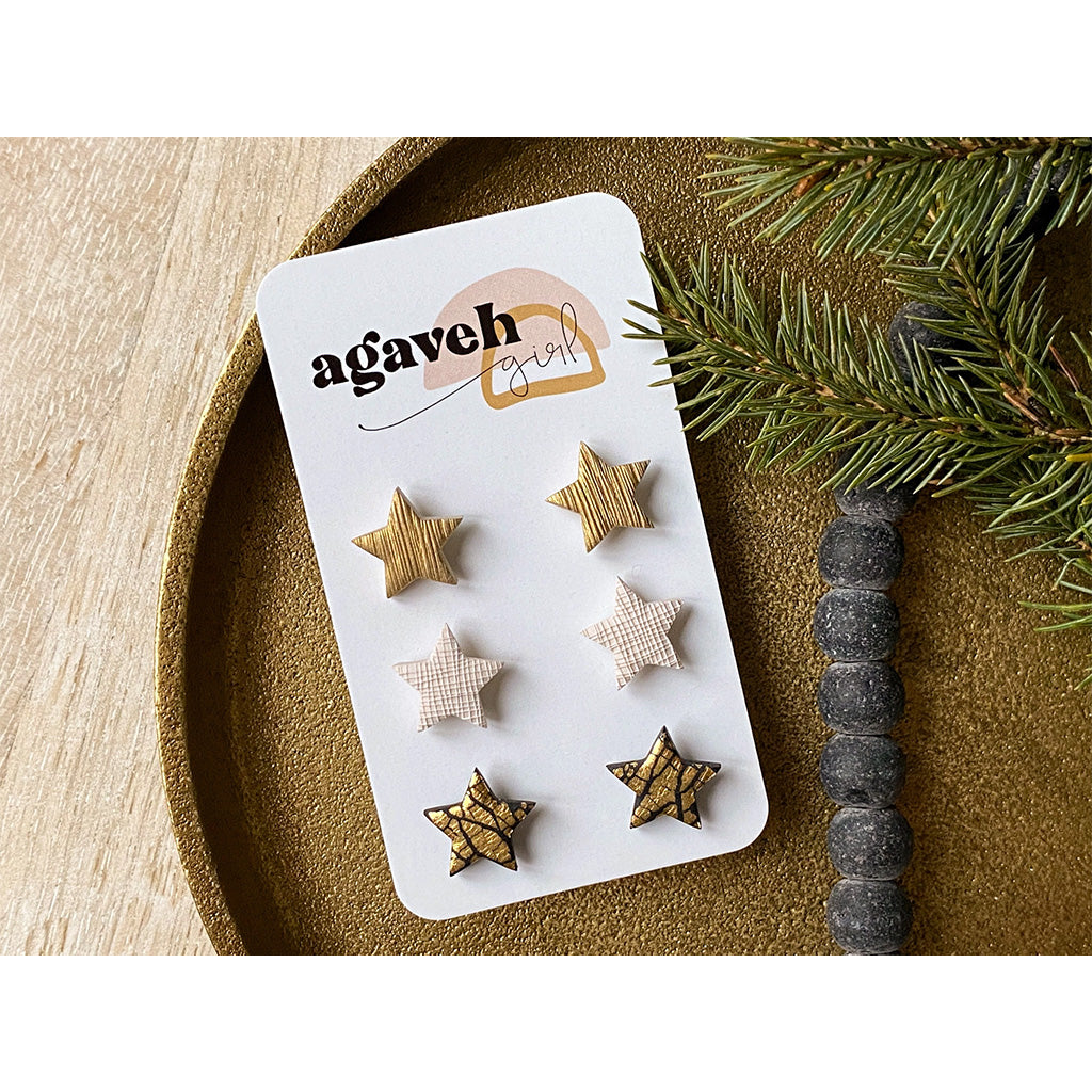 Agaveh Girl Star Studs