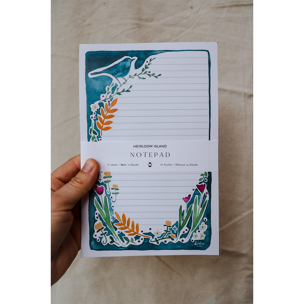 Heirloom Island Whimsy Notepad