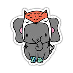 Rebel and Siren Winter Elephant Sticker