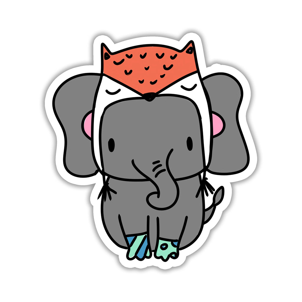 Rebel and Siren Winter Elephant Sticker