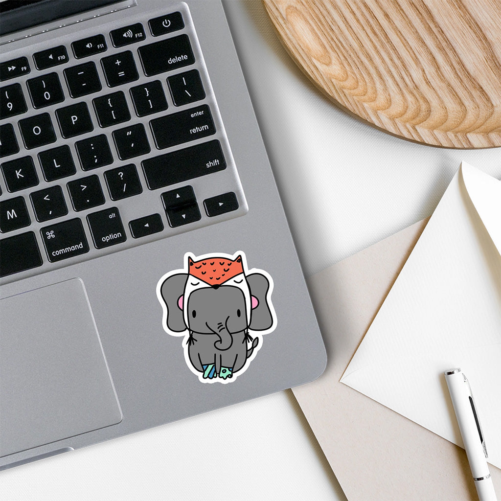 Rebel and Siren Winter Elephant Sticker