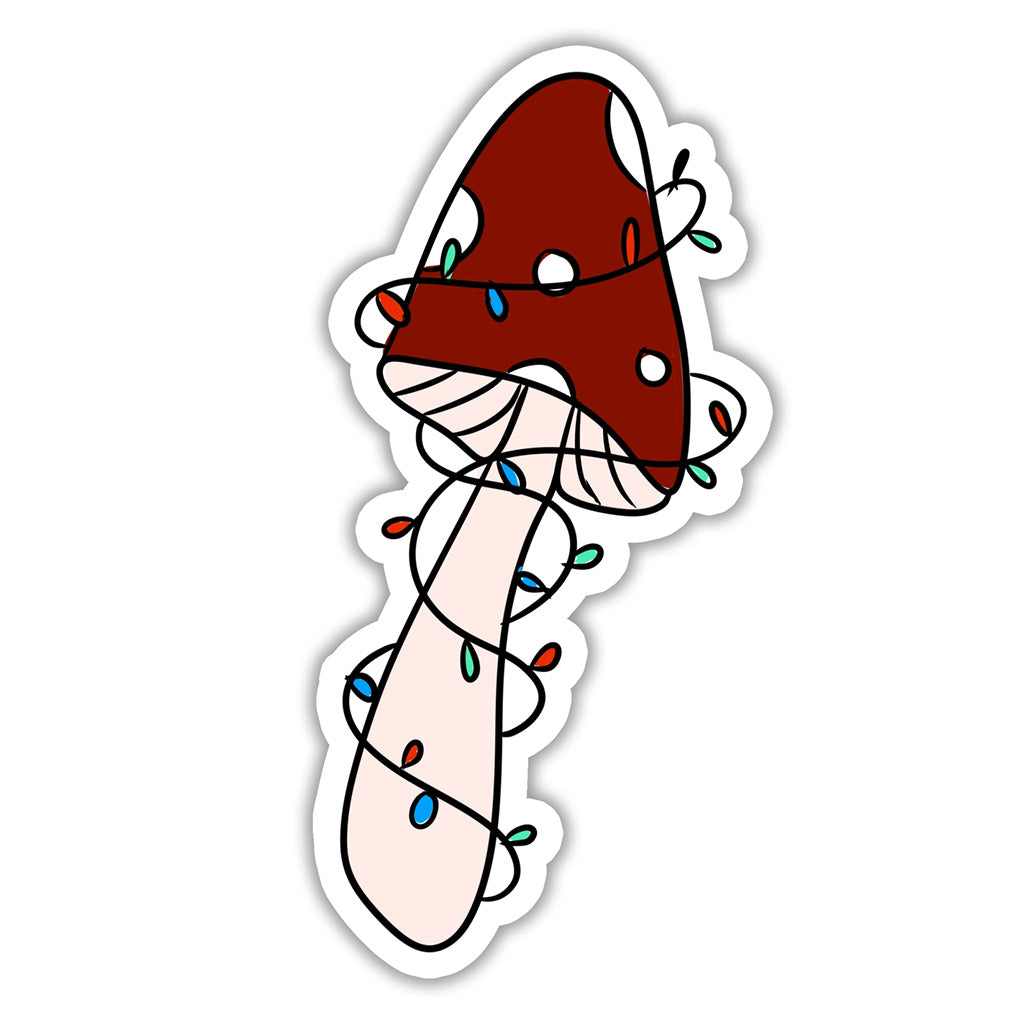 Rebel and Siren Winter Mushroom Vinyl Sticker