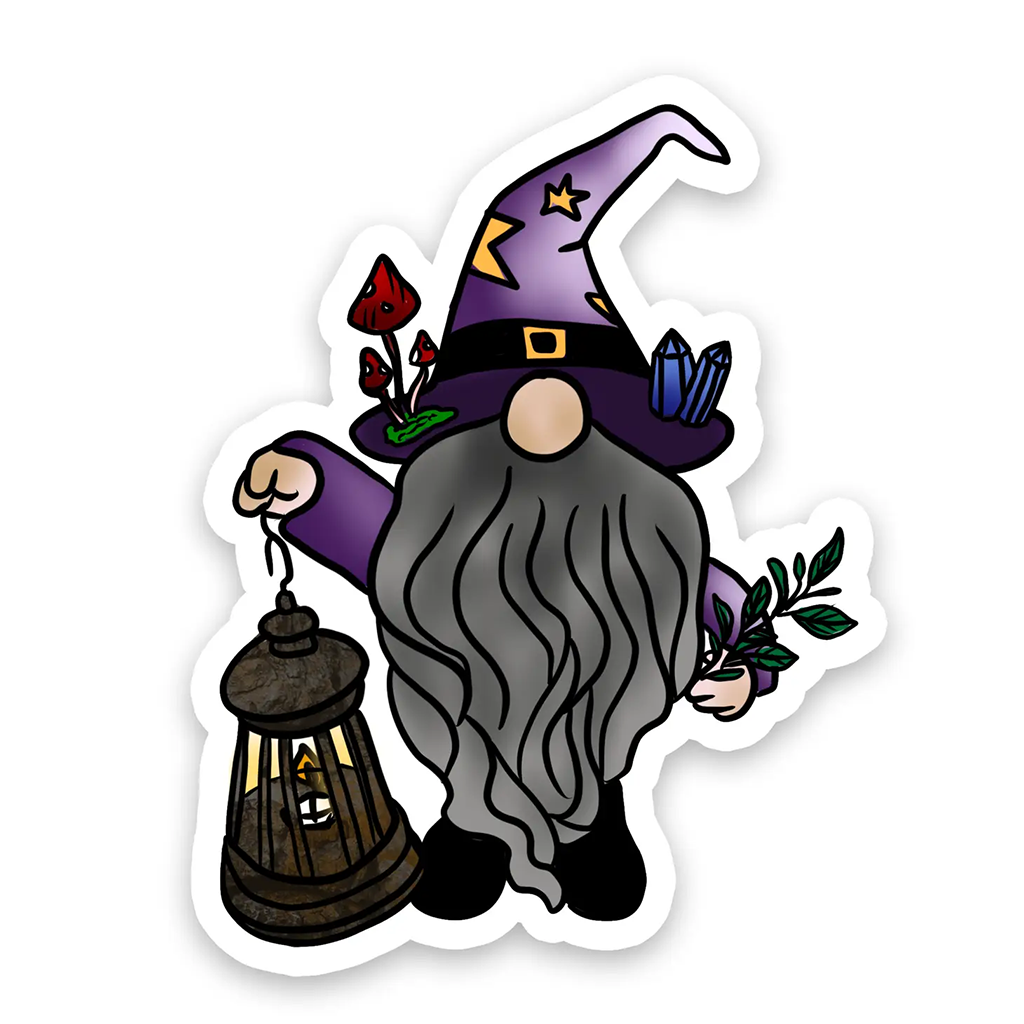 Rebel and Siren Witch Gnome Sticker