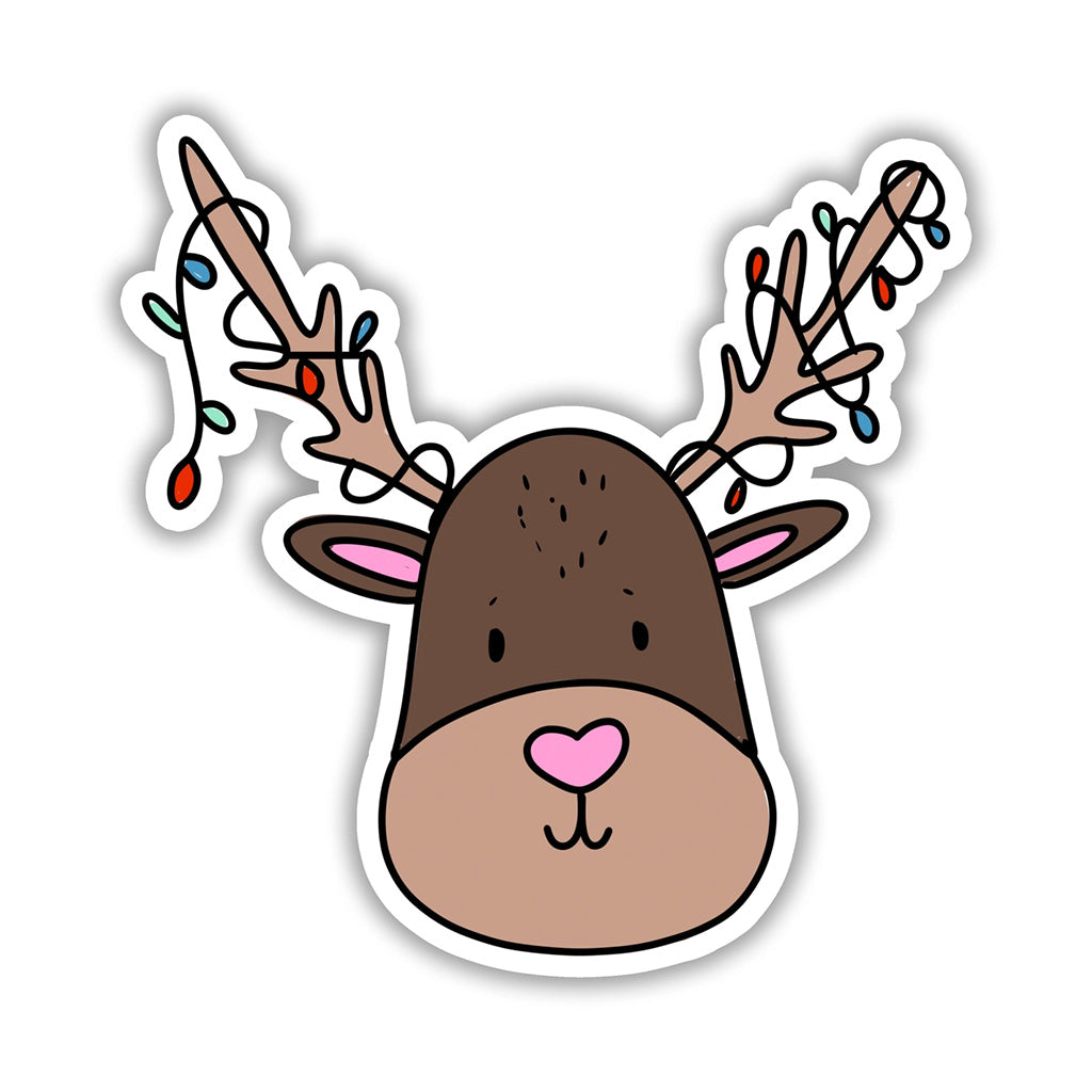 Rebel and Siren Xmas Reindeer Vinyl Sticker