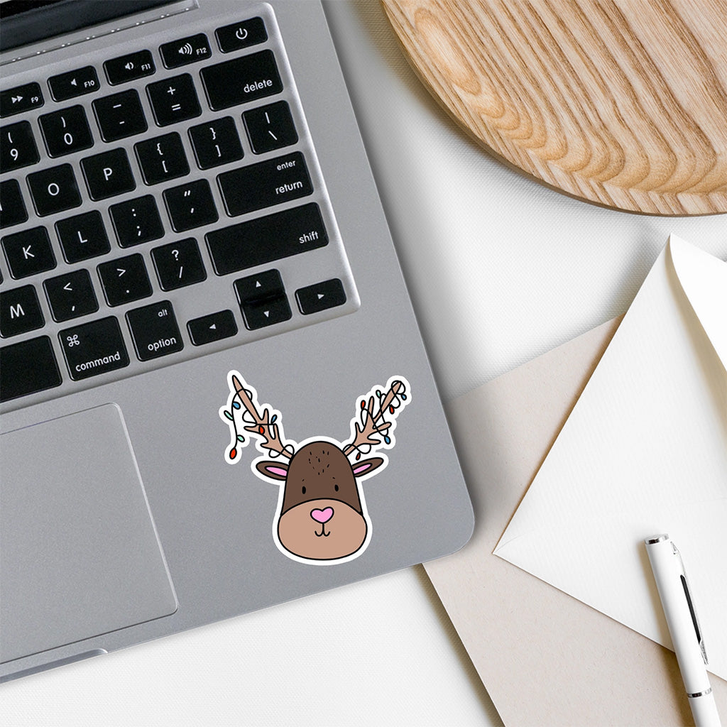 Rebel and Siren Xmas Reindeer Vinyl Sticker