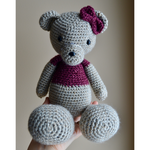 Berry Blue Lily the Bear Stuffed Animal